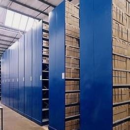 Mobile Shelving for Archive Storage
